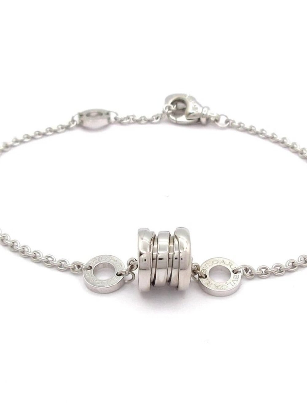 BVLGARI B-zero1 Element 18K White Gold Bracelet